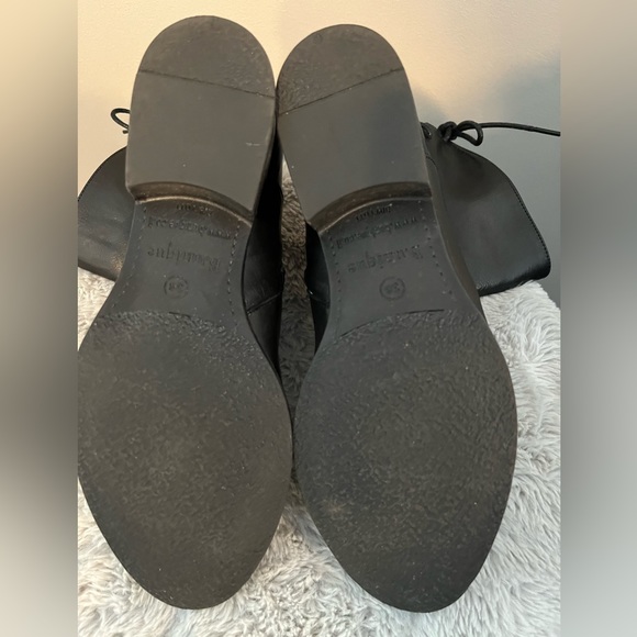 Black Leather Booties - Picture 6 of 7